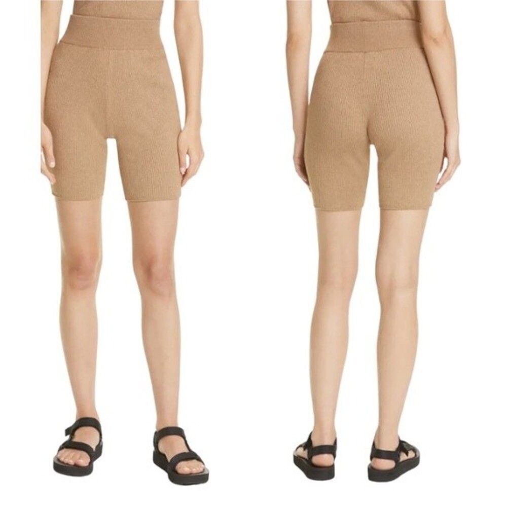 NWOT FRAME‎ | Cafe Au Lait Rib Bike Shorts XS